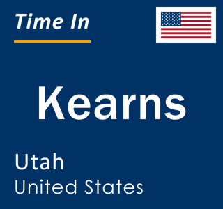 Current local time in Kearns, Utah, United States