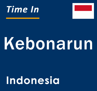 Current local time in Kebonarun, Indonesia