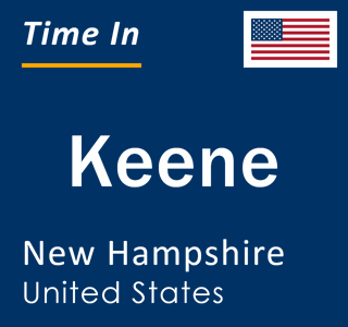 Current time in Keene, New Hampshire, United States