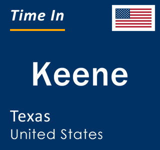 Current local time in Keene, Texas, United States