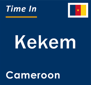 Current local time in Kekem, Cameroon