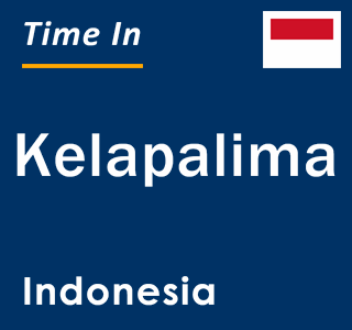 Current local time in Kelapalima, Indonesia