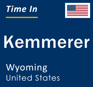Current local time in Kemmerer, Wyoming, United States