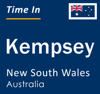 Current local time in Kempsey, New South Wales, Australia