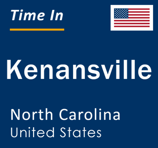 Current local time in Kenansville, North Carolina, United States