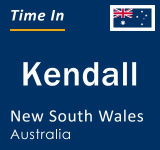 Current local time in Kendall, New South Wales, Australia