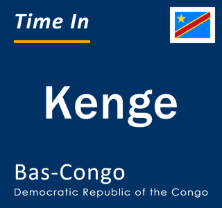 Current local time in Kenge, Bas-Congo, Democratic Republic of the Congo