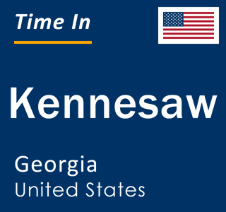 Current local time in Kennesaw, Georgia, United States