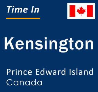 Current local time in Kensington, Prince Edward Island, Canada