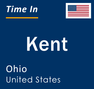 Current local time in Kent, Ohio, United States