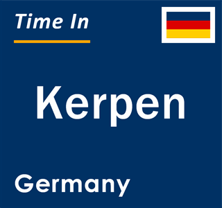 Current local time in Kerpen, Germany