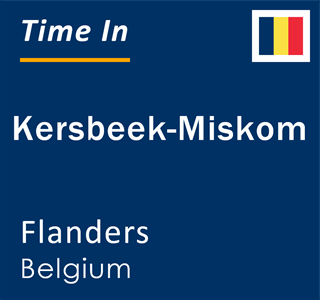 Current local time in Kersbeek-Miskom, Flanders, Belgium