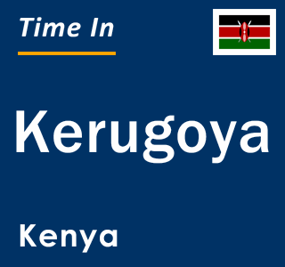 Current local time in Kerugoya, Kenya