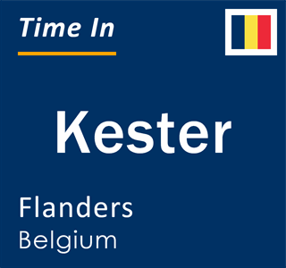 Current local time in Kester, Flanders, Belgium