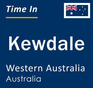 Current local time in Kewdale, Western Australia, Australia