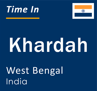 Current local time in Khardah, West Bengal, India