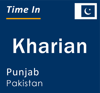 Current local time in Kharian, Punjab, Pakistan