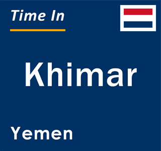 Current local time in Khimar, Yemen