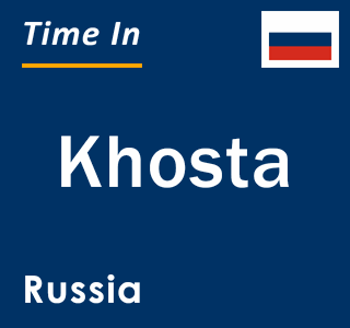 Current local time in Khosta, Russia
