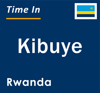 Current time in Kibuye, Rwanda