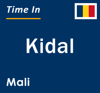 Current local time in Kidal, Mali