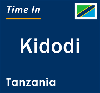 Current local time in Kidodi, Tanzania