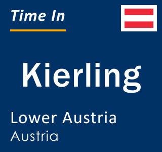 Current local time in Kierling, Lower Austria, Austria