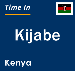 Current local time in Kijabe, Kenya