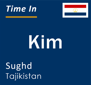 Current time in Kim, Sughd, Tajikistan