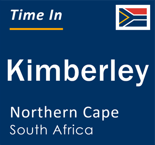 Current time in Kimberley, Northern Cape, South Africa