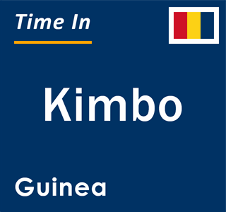 Current local time in Kimbo, Guinea