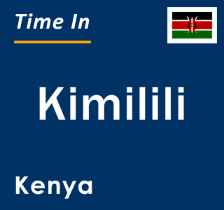 Current local time in Kimilili, Kenya