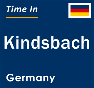 Current local time in Kindsbach, Germany