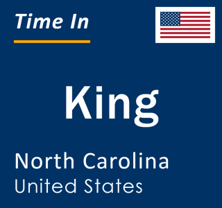 Current local time in King, North Carolina, United States