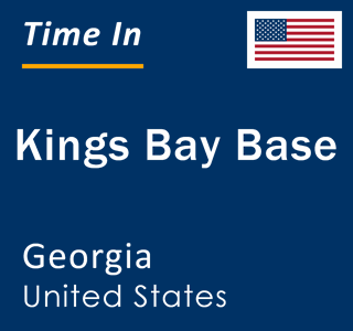 Current local time in Kings Bay Base, Georgia, United States
