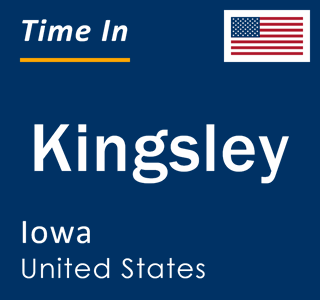 Current local time in Kingsley, Iowa, United States