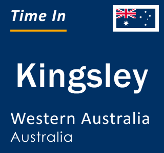 Current local time in Kingsley, Western Australia, Australia