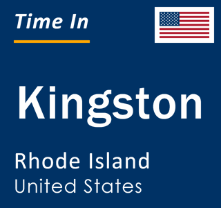 Current local time in Kingston, Rhode Island, United States