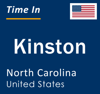 Current local time in Kinston, North Carolina, United States