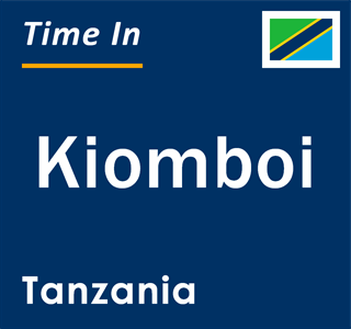 Current local time in Kiomboi, Tanzania