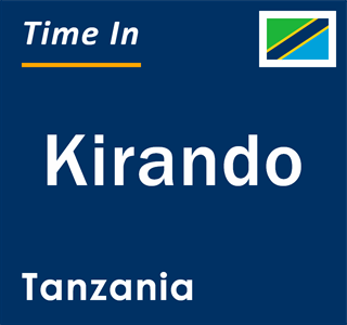 Current local time in Kirando, Tanzania