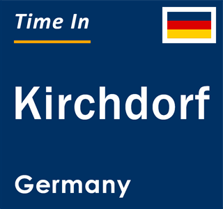 Current local time in Kirchdorf, Germany