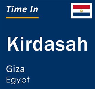 Current local time in Kirdasah, Giza, Egypt