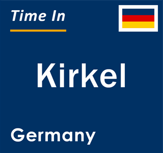 Current local time in Kirkel, Germany