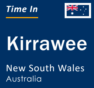 Current local time in Kirrawee, New South Wales, Australia
