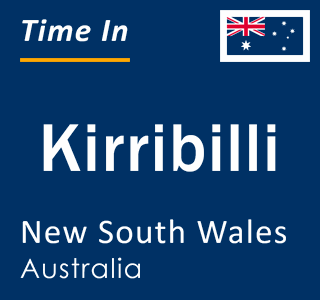 Current local time in Kirribilli, New South Wales, Australia