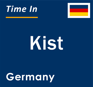 Current local time in Kist, Germany