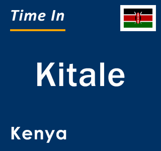 Current local time in Kitale, Kenya