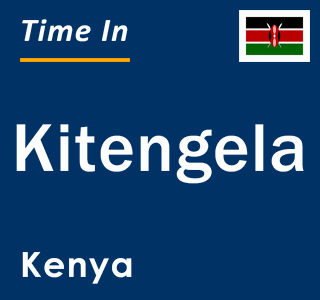 Current local time in Kitengela, Kenya