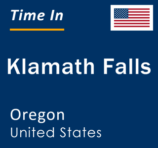 Current local time in Klamath Falls, Oregon, United States